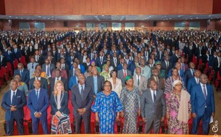 Fonction publique : la ministre d'État Anne Désirée Ouloto appelle les nouveaux fonctionnaires à un engagement responsable