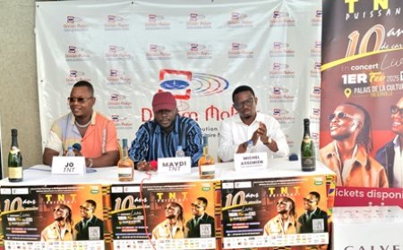 TnT célèbre 10 ans de carrière avec un concert exceptionnel au Palais de la Culture