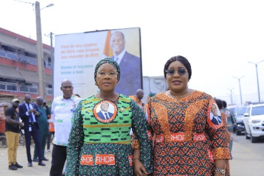 Anyama / Journée nationale solidarité de l'Union des femmes du RHDP : Les femmes  réitèrent leur fidélité au Président Alassane Ouattara