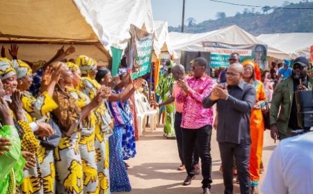Man : 112 millions de FCFA pour l’autonomisation des femmes « Nous essayons d’imiter notre guide, le président Alassane Ouattara », affirme le maire Aboubakar Fofana