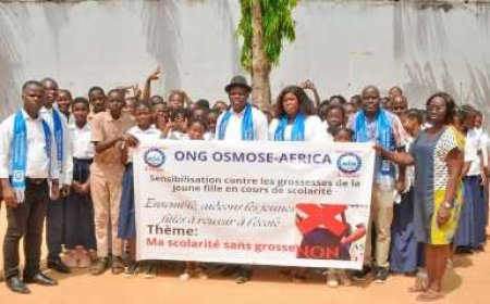 OSMOSE AFRICA mobilise contre les grossesses précoces en milieu scolaire