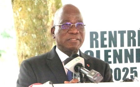 Rentrée solennelle : Le ministre Assahoré Konan Jacques engage ses collaborateurs à la mise en œuvre effective de la note d'orientation de l'année 2025