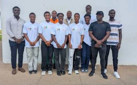 Athlétisme-Présentation AADC:Habib Sanogo  félicite  la fédération