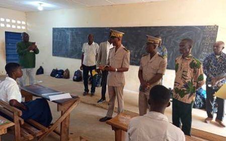 SINÉMATIALI : BAC et BEPC blancs régionaux, le Préfet du département vient de procéder au lancement