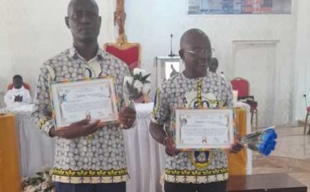 Séguéla: La paroisse NDA célèbre deux fonctionnaires admis à la retraite