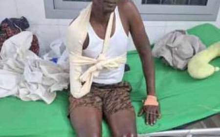 LE MINISTRE METCH APPORTE SON SOUTIEN À KONÉ OUMAR PERCUTÉ PAR UN VÉHICULE