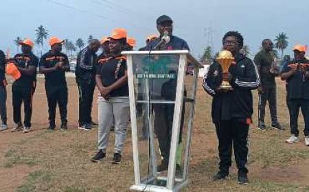 Lancement du Tournoi du secteur des Mines, du Pétrole et de l'Énergie : le ministre Mamadou Sangafowa Coulibaly donne le coup d'envoi