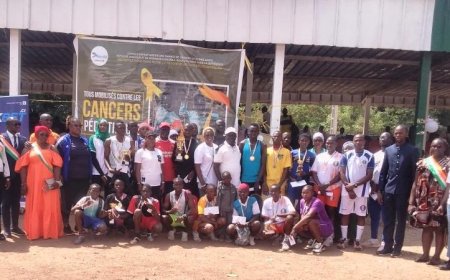 Korhogo : Un cross populaire pour sensibiliser sur les cancers pédiatriques