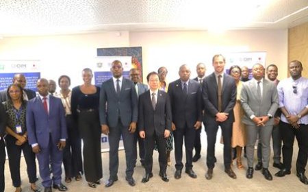 Gestion des frontières : la Côte d'Ivoire, l'ambassade du Japon et l'OIM se félicitent de la réussite du projet SOGREN