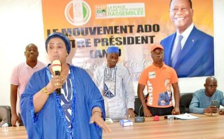 Présidentielle 2025 : Le Mouvement ADO notre président s'engage pour un score sans appel pour le Rhdp