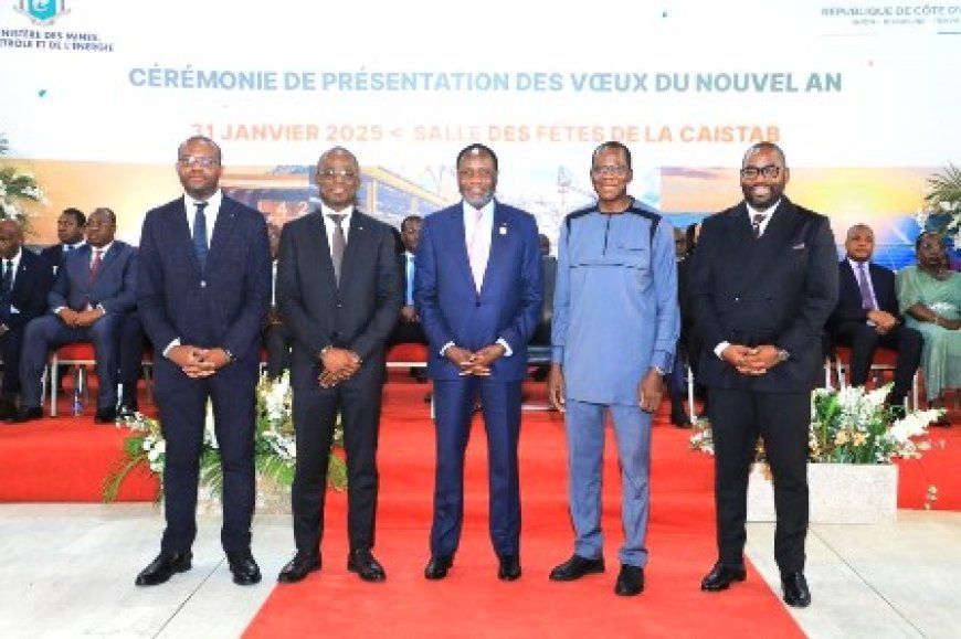 Secteur Mines, Pétrole et Énergie : le ministre Sangafowa-Coulibaly annonce une année riche en réformes structurantes et en mise en œuvre du contenu local