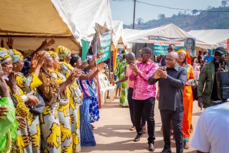 Man : 112 millions de FCFA pour l’autonomisation des femmes « Nous essayons d’imiter notre guide, le président Alassane Ouattara », affirme le maire Aboubakar Fofana