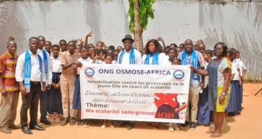 OSMOSE AFRICA mobilise contre les grossesses précoces en milieu scolaire