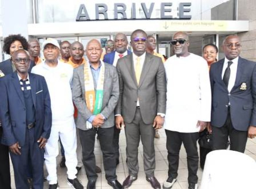 Confédération Africaine de Cyclisme : Dr Yao Allah-Kouamé, nouveau président accueilli en triomphe à Abidjan