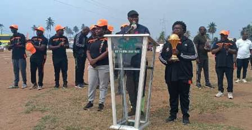 Lancement du Tournoi du secteur des Mines, du Pétrole et de l'Énergie : le ministre Mamadou Sangafowa Coulibaly donne le coup d'envoi