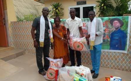 Bouaké : Le Réseau ivoirien des visionnaires pour le développement et la Solidarité visite la Pouponnière et fait don de plusieurs vivres