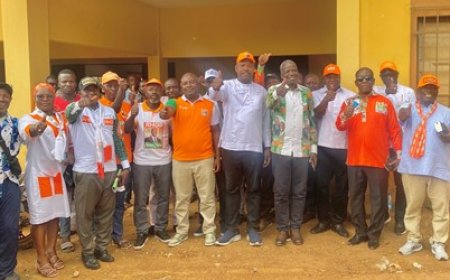 Biankouma / Victoire du RHDP en 2025 : Les SD Dely Mamadou et Gba Maniga galvanisent la base