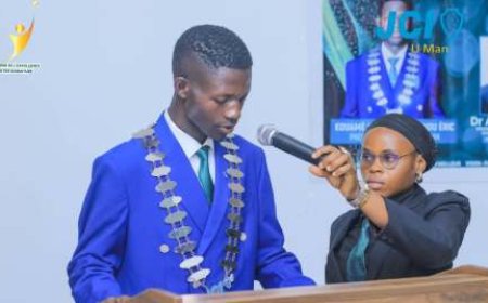 Man/ Investiture du président de la JCI Universitaire : Des orientations fortes pour un mandat ambitieux