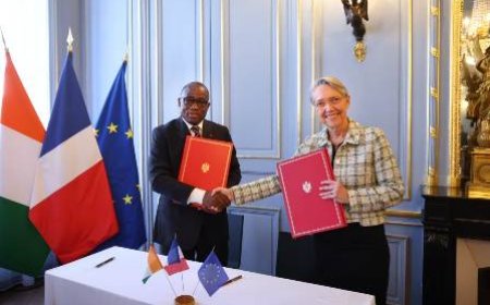 METFPA / Signature de Convention Pour la Formation et l’Insertion des Jeunes : Le Ministre N’Guessan KOFFI en phase avec la Ministre Française Élisabeth BORNE