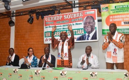 Soubré/Élection Présidentielle 2025 : Mariatou Koné mobilise les enseignants RHDP pour une victoire éclatante d'Alassane Ouattara