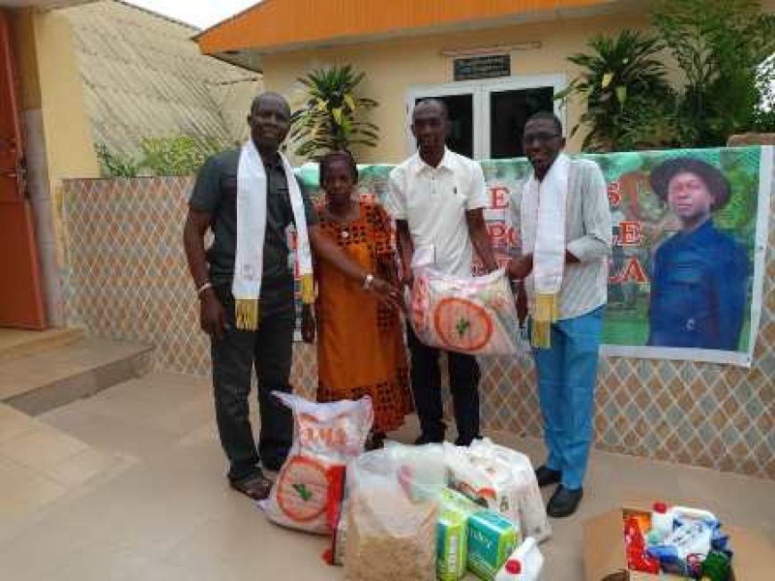 Bouaké : Le Réseau ivoirien des visionnaires pour le développement et la Solidarité visite la Pouponnière et fait don de plusieurs vivres