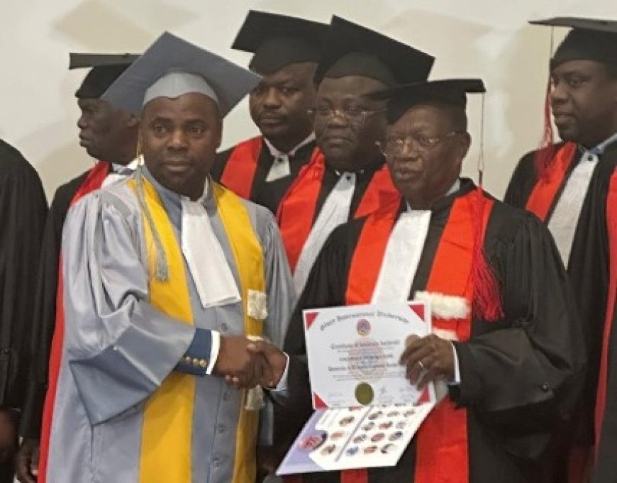 Tiemoko Yade fait Docteur Honoris Causa à Paris