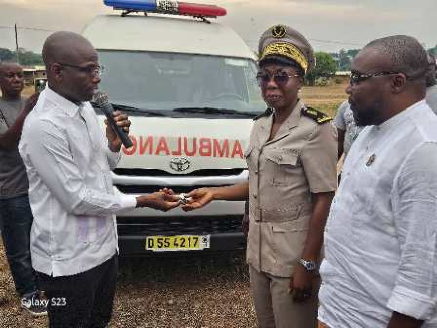 Haut-Sassandra / Mamadou Touré honore ses engagements : Une nouvelle ambulance pour Bazra Nattis