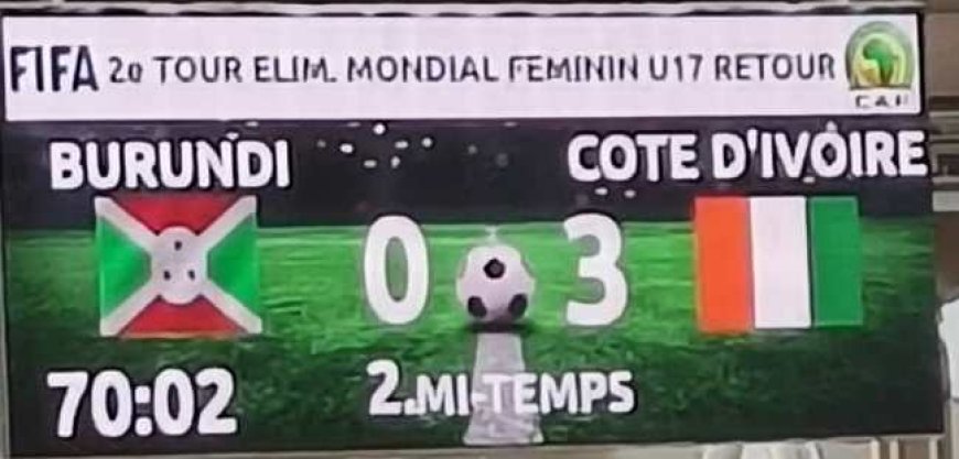 Éliminatoires Coupe du Monde Féminine U17 : La Côte d'Ivoire valide son billet pour le troisième tour