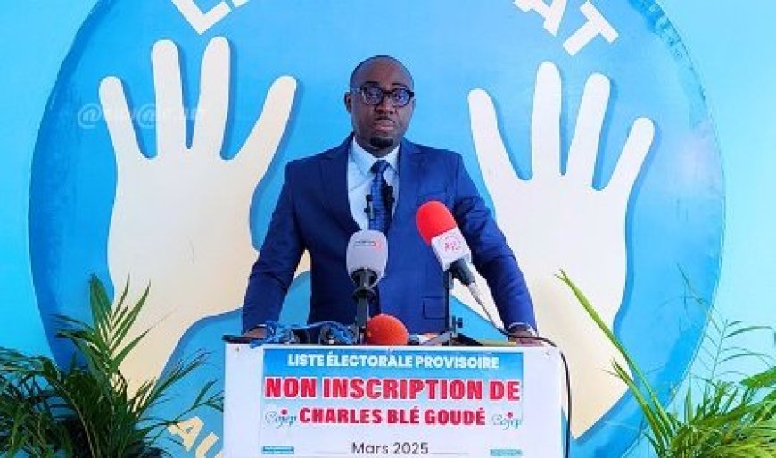 Liste électorale provisoire/Exclusion de Charles Blé Goudé : Le COJEP dénonce l’exclusion de Charles Blé Goudé de la liste électorale