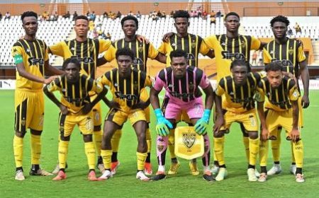 Caf / L’asec mimosas battu à domicile (0-1) face à la rs berkane : Un revers qui complique la qualification des Jaune et Noir