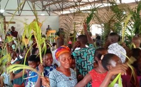 Séguéla : Les méthodistes célèbrent la fête des Rameaux dans une ambiance fervente