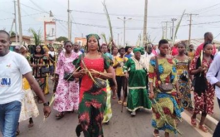 Fête des Rameaux à Korhogo : Les fidèles appelés à magnifier l'entrée triomphale de Jésus