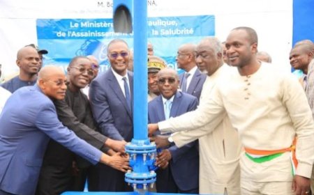 Touba et Foungbesso célèbrent leurs nouveaux châteaux d’eau