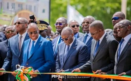 Bouaké / Inauguration du nouveau CHR et de l'hôtel de ville: Tiémoko Meyliet Koné traduit l'engagement du gouvernement auprès des populations