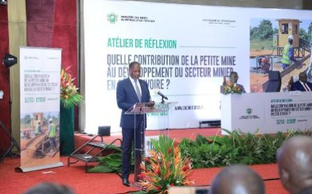 Le Ministre Sangafowa Coulibaly mobilise pour une petite mine plus contributive