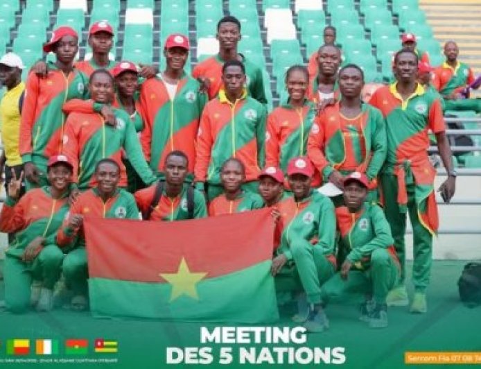 MEETING DES 5 NATIONS : LE BURKINA FASO SURVOLE LA COMPÉTITION