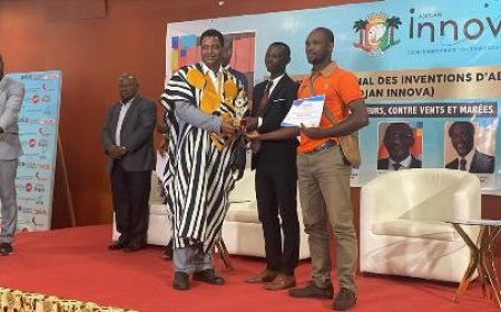 Salon international des inventions "Abidjan Innova"  La 7 e édition s'est achevée avec la remise des prix aux lauréats