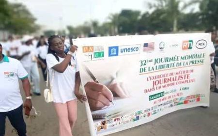 32e Journée mondiale de la liberté de la presse « Informer à l’ère de l’IA : Les journalistes ivoiriens marchent pour rester debout »