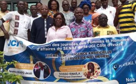 Les Sénateurs de la JCI Côte d'Ivoire à l'heure de l'intelligence artificielle