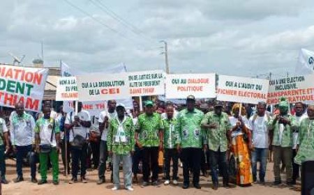 Séguéla : Un millier de militants du PDCI-RDA s’opposent à la radiation de Tidjane Thiam