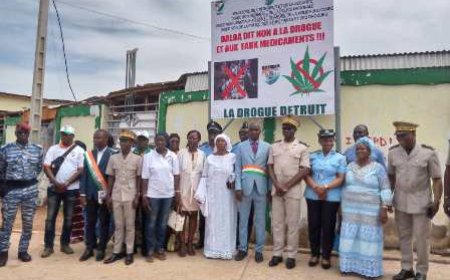 Daloa 2025 : La Police des stupéfiants intensifie la sensibilisation et incinère les saisies