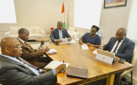 Généralisation de la CMU : Le ministre Pierre N'Gou Dimba instruit ses collaborateurs à veiller au respect des mesures gouvernementales