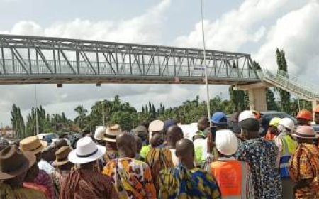 Yopougon-Songon : la passerelle de l'Institut Pasteur mise en service