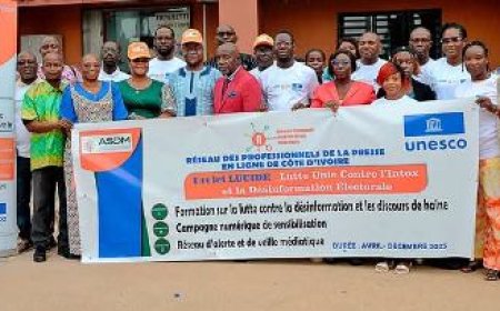 Bouaké : Des journalistes formés pour contrer la désinformation et les discours haineux