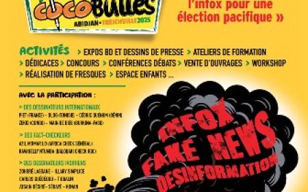 Cocobulles 2025 : le dessin de presse au service de la vérité et de la paix électorale au cœur de la 8 éme édition prévue du 15 au 17 mai prochain