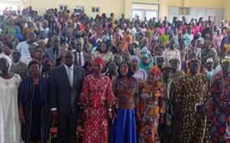 Gbêkê : Euphrasie Yao invite les femmes à poser des actes concrets pour leur autonomisation