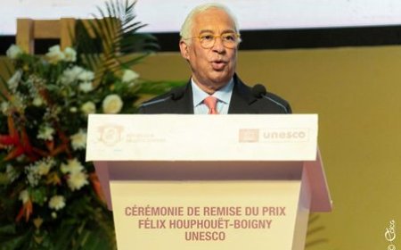 Prix Félix Houphouët-Boigny pour la Recherche de la Paix : António Costa, primé pour sa contribution au multilatéralisme et à la solidarité internationale