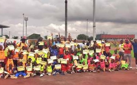 Kids Athletics : 61 enfants en pleine démonstration à l’INJS