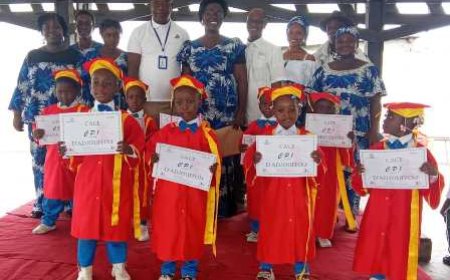 Port-Bouët : La promotion Emmou Sylvestre du CACE d'Adjouffou transmet le flambeau à la moyenne section