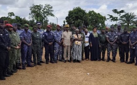 Voyage d’études des Commandants d’Unités de Gendarmerie : une opération de reboisement dans la forêt sacrée de Logoualé